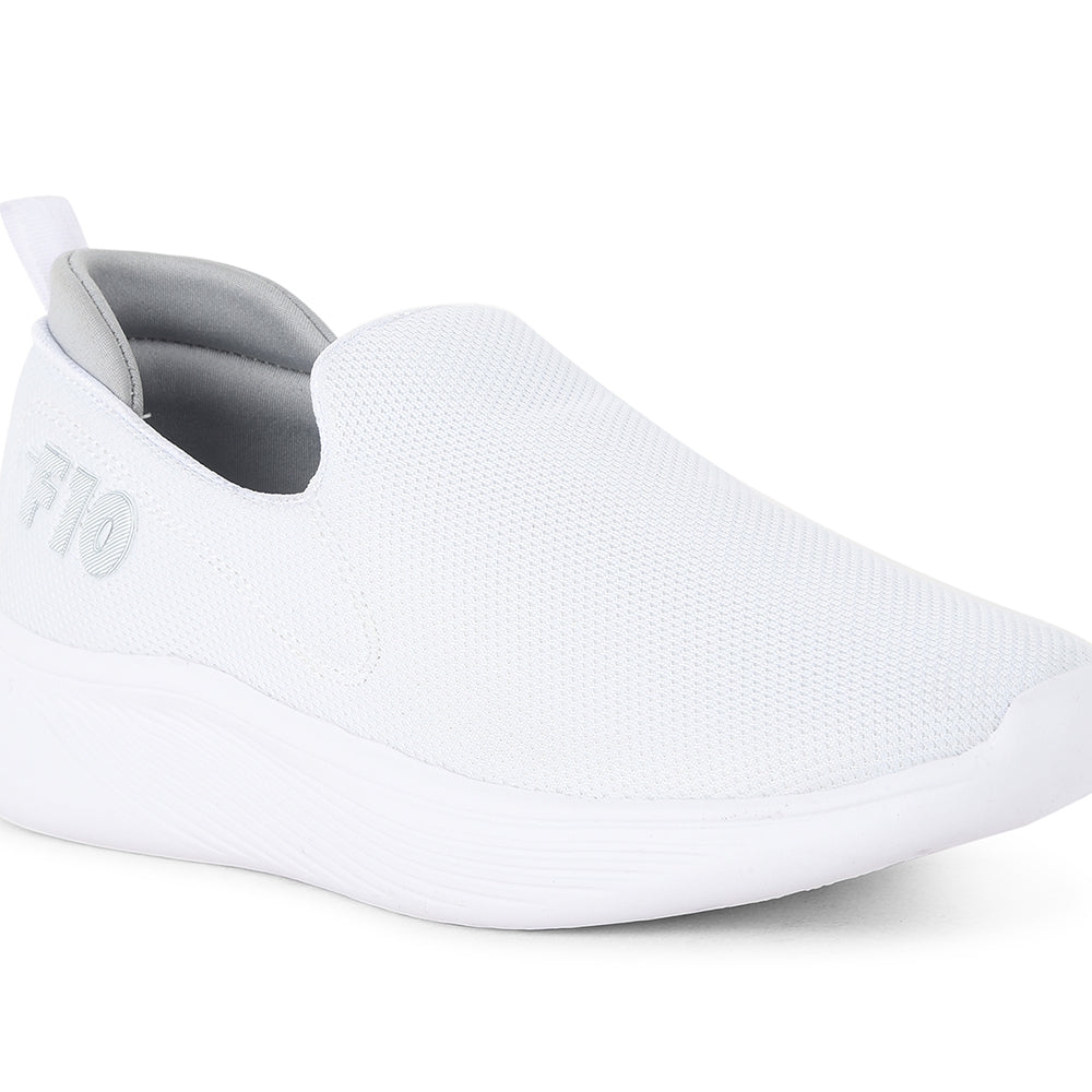 Force 1 by Liberty Men TRSTIN-2 White Sports Non Lacing Shoes
