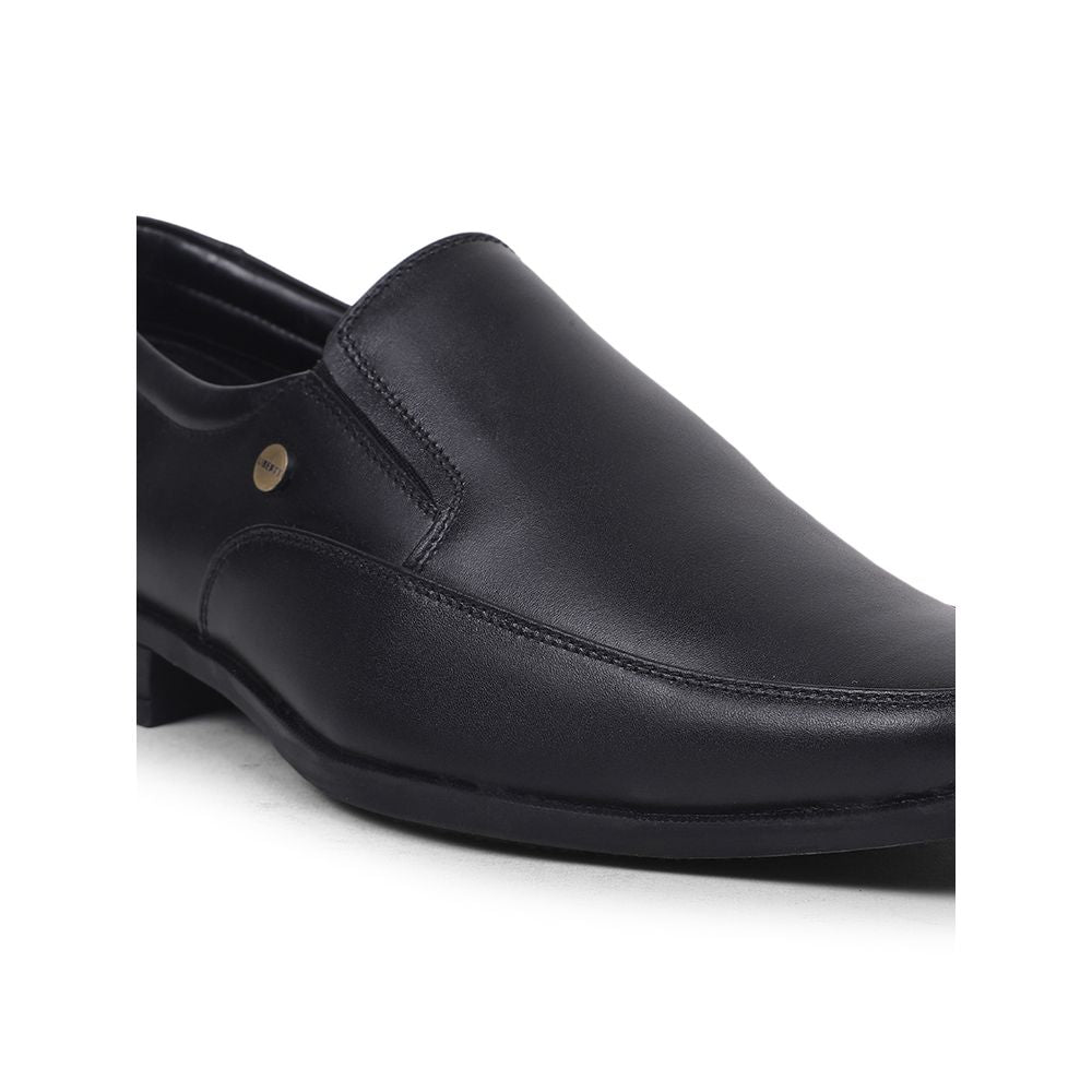 Fortune By Liberty Men LB31-2E Black Formal Non Lacing Shoes