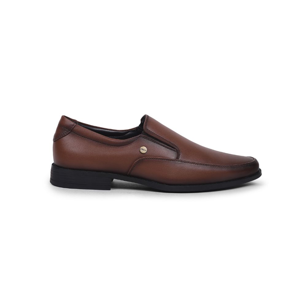 Fortune By Liberty Men LB31-2E Tan Formal Non Lacing Shoes