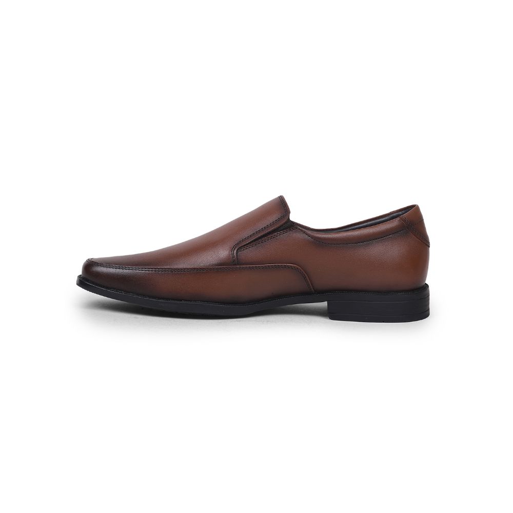 Fortune By Liberty Men LB31-2E Tan Formal Non Lacing Shoes
