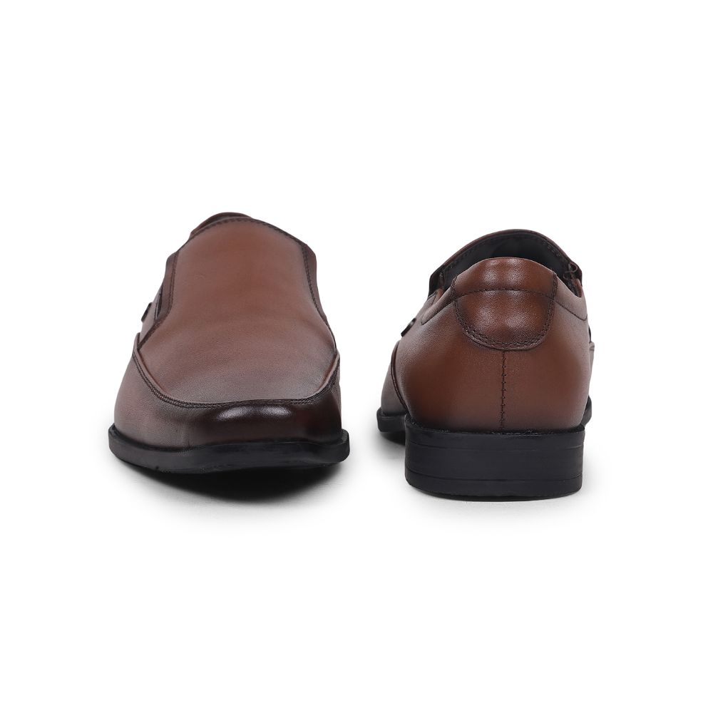 Fortune By Liberty Men LB31-2E Tan Formal Non Lacing Shoes