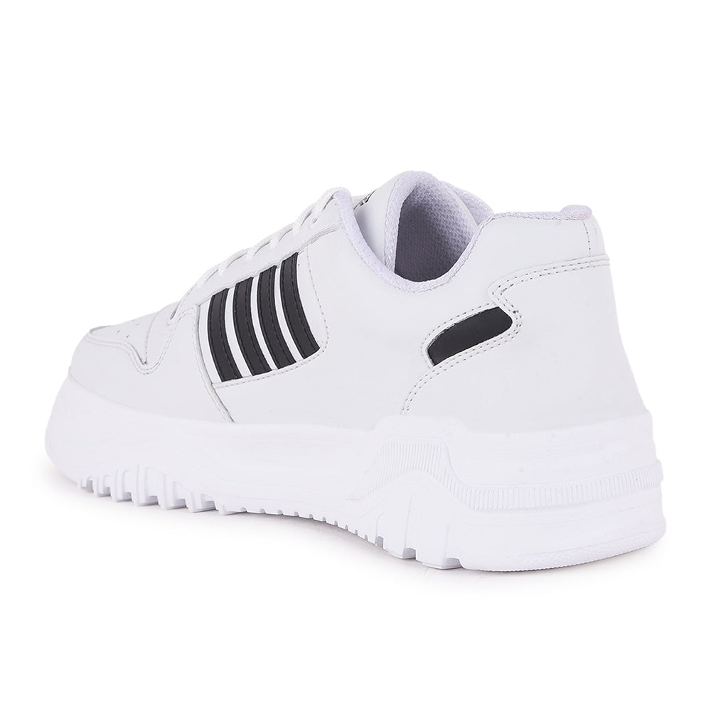 Leap7x Casual White Lacing Sneakers For Men JAXER-1E By Liberty