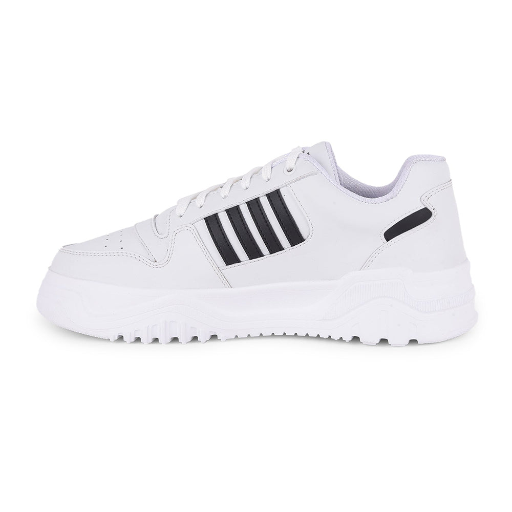 Leap7x Casual White Lacing Sneakers For Men JAXER-1E By Liberty