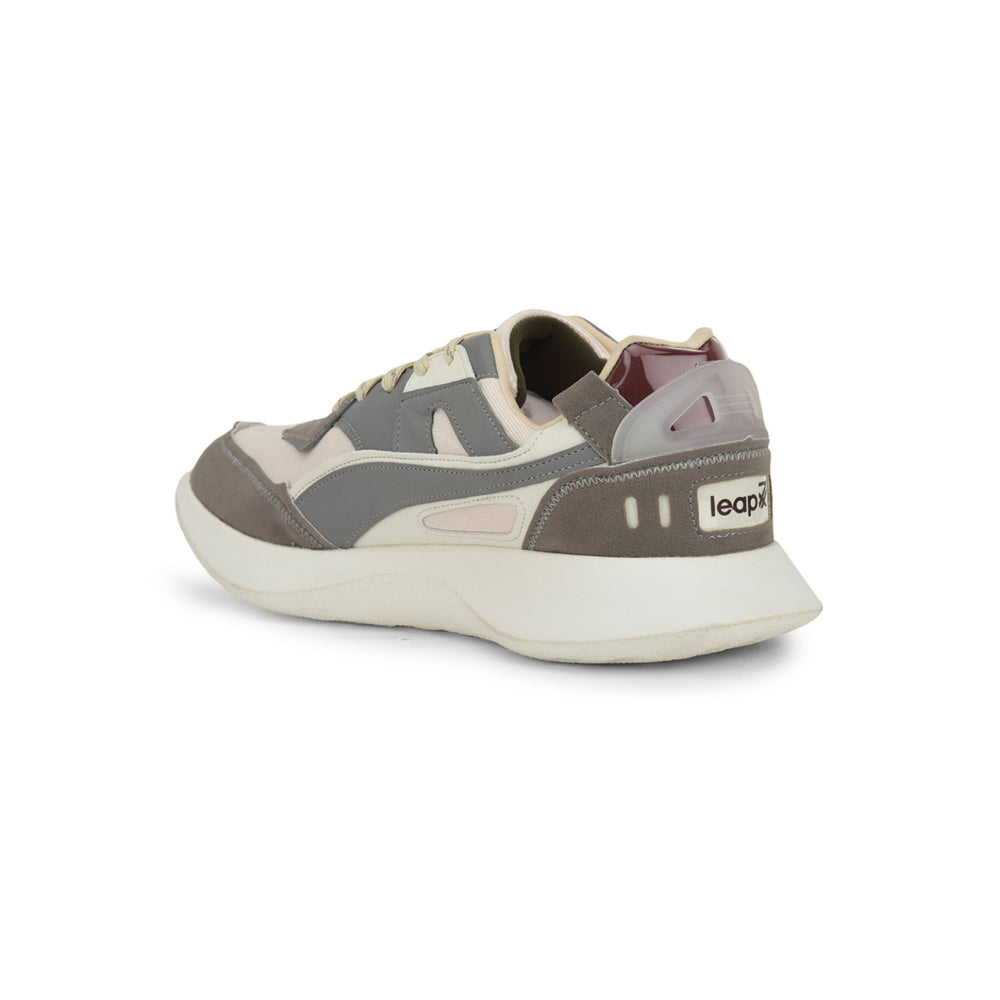 Leap7x Lacing Cream Casual Shoes For Men MENTOR By Liberty