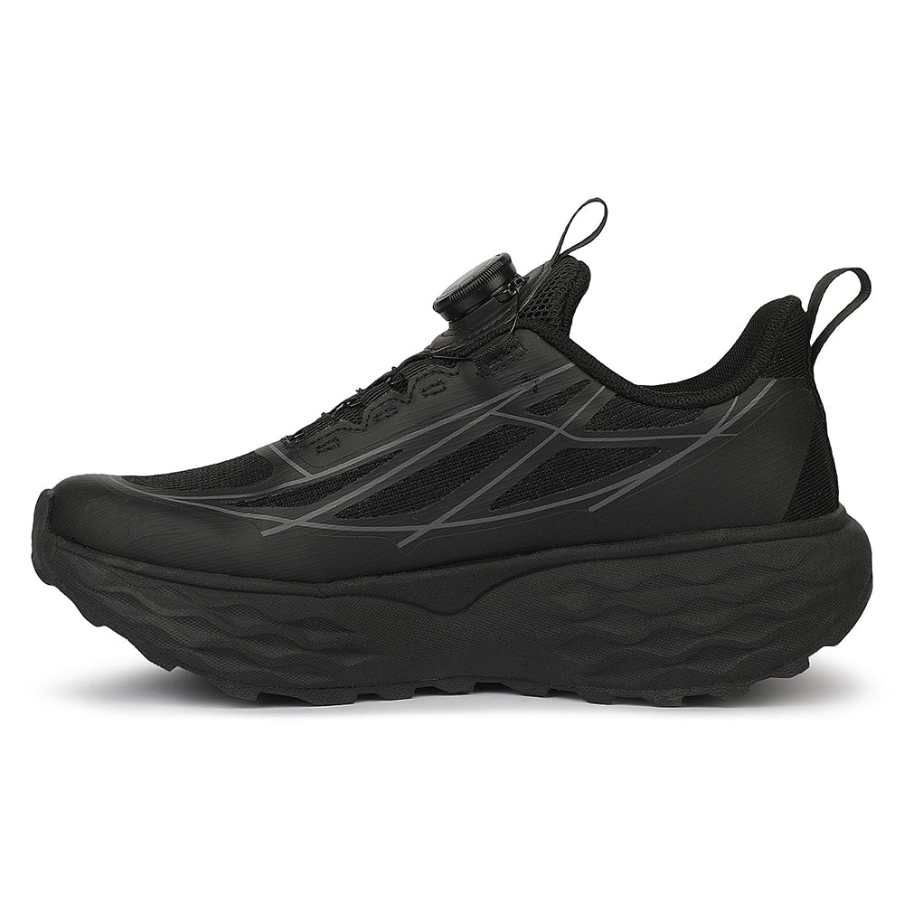 Buy Leap7X ZQ-WFL-04 Black Twist & Go Sports Non Lacing Walking
