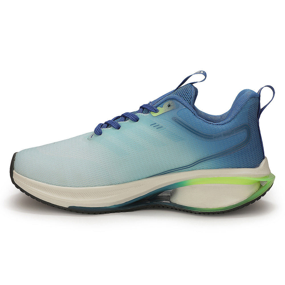 Buy Leap7X ZX-M-41E Sea Green Sports Lacing Running Shoes for Men