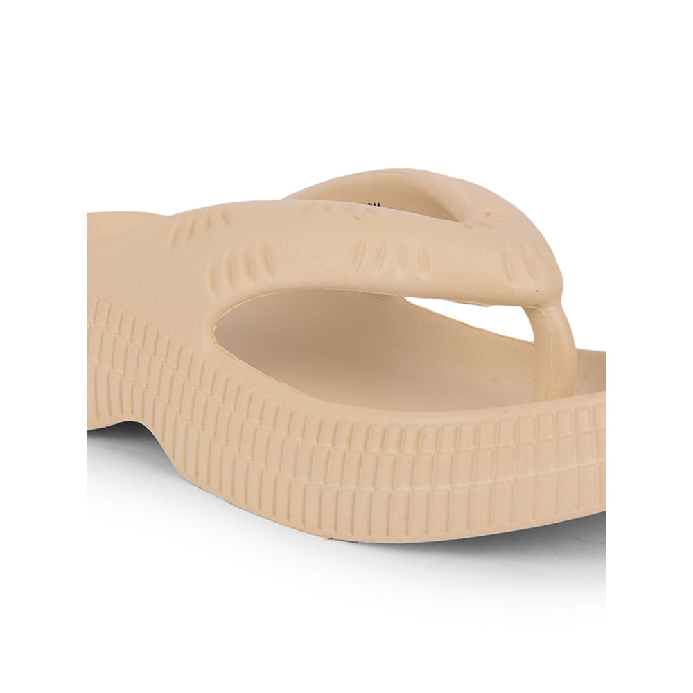 A-HA Casual Beige Flip Flop For Women ZQ-SH-11 By Liberty