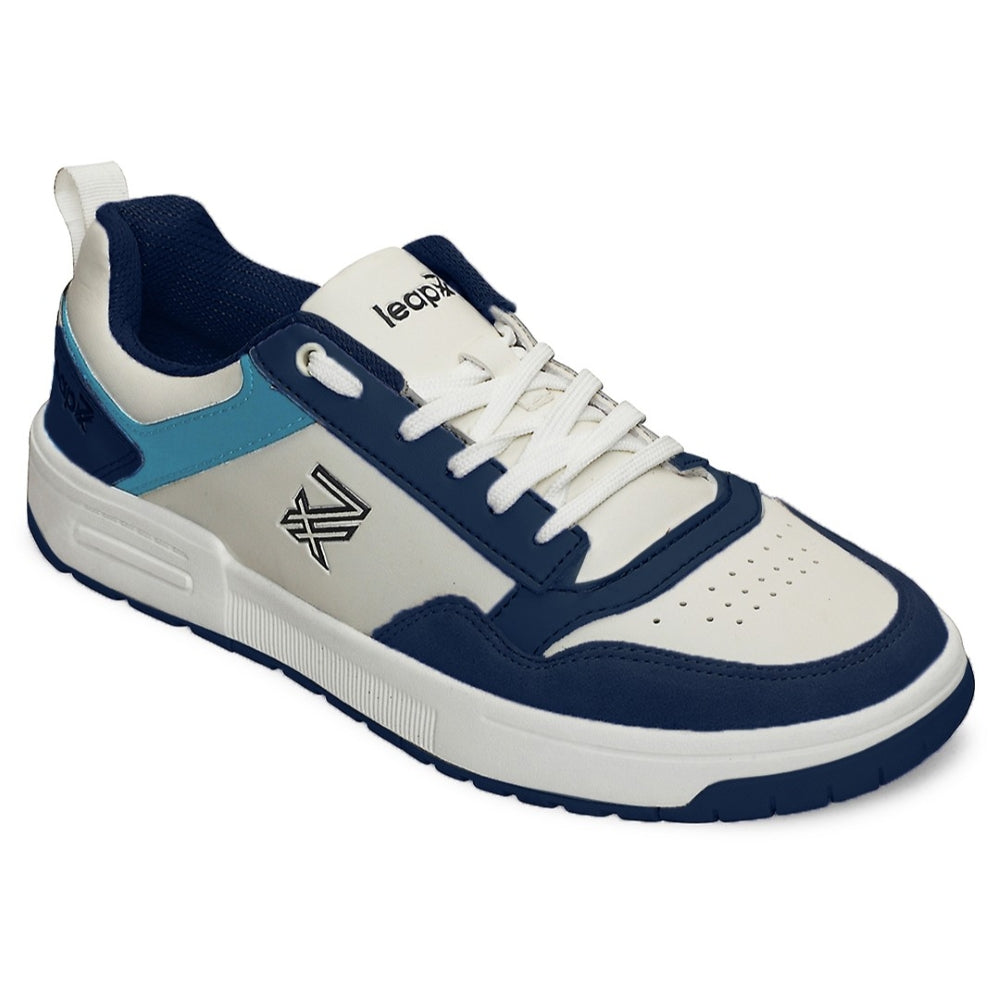 Buy Leap7x Blue Casual Lacing Sneakers For Men AMAZER-10E By Liberty