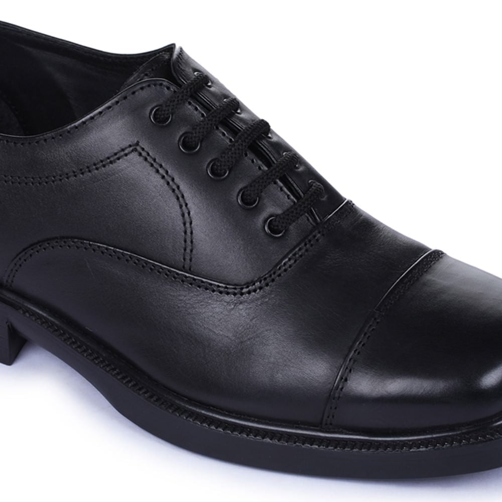 Fortune (Black) Formal Brogue Shoes For Men 7139-1 By Liberty