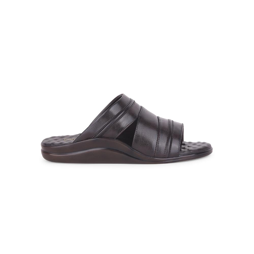 Coolers Brown Casual Slippers For Men 7193-91 By Liberty