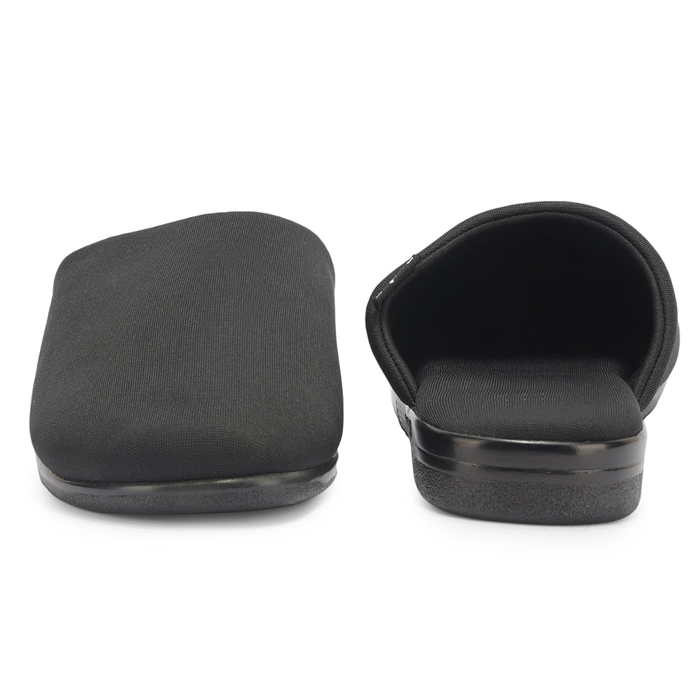 A-HA Casual Black Mule For Men M-CARPET1 By Liberty
