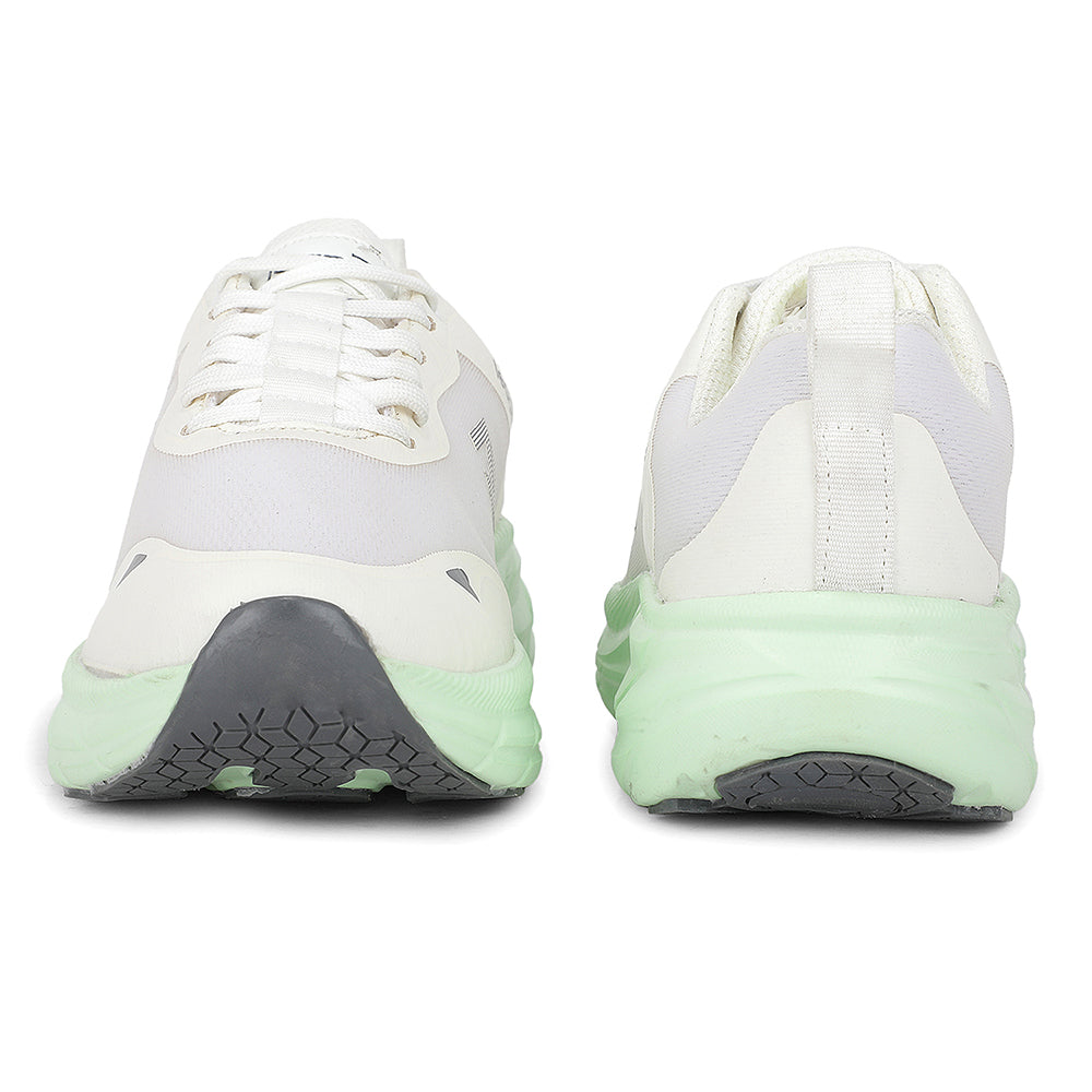 Buy Leap7X FORCESTEPE White Sports Lacing Running Shoes for Men by