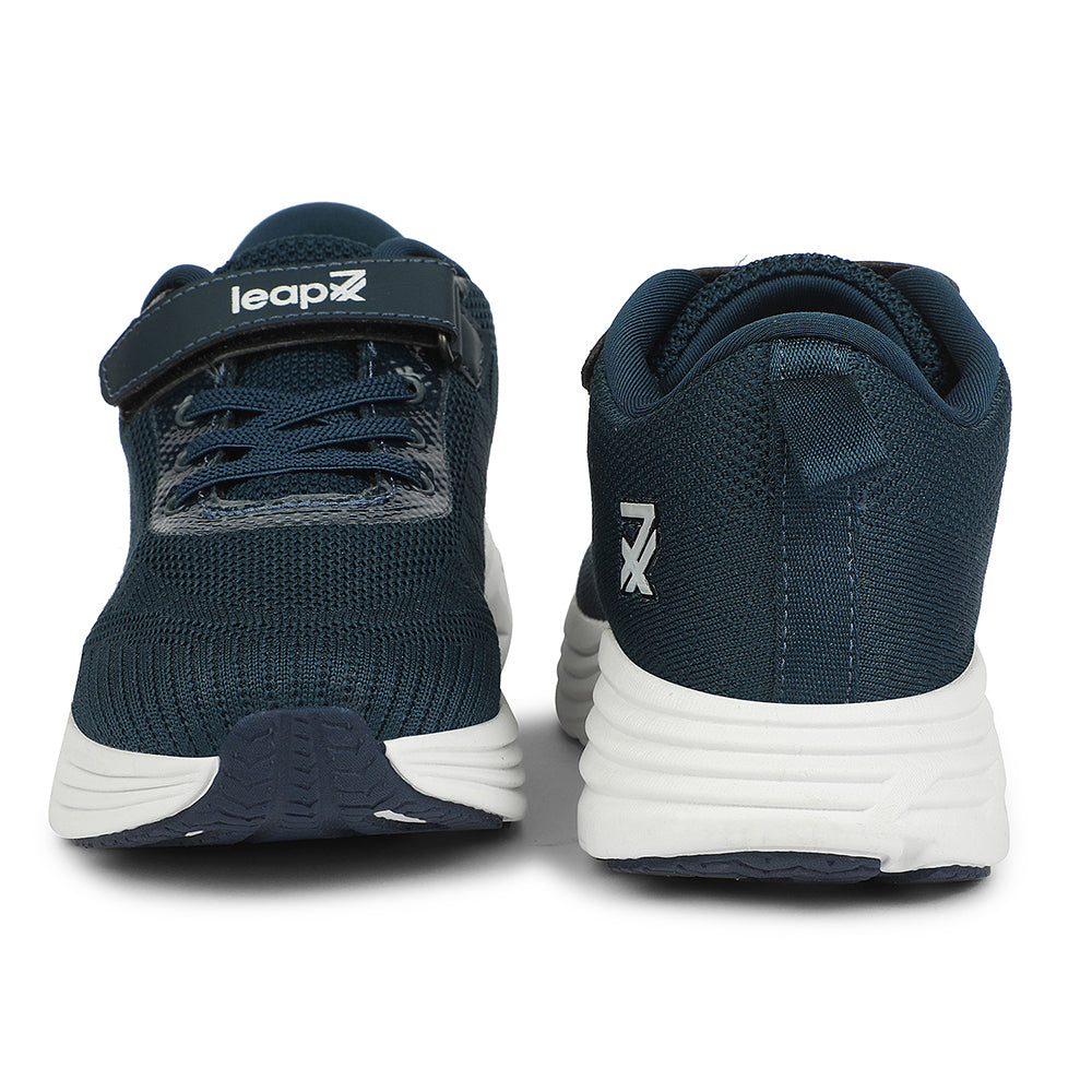 Buy LEAP7X Teal Blue Sports Non Lacing Walking Shoes for Kids