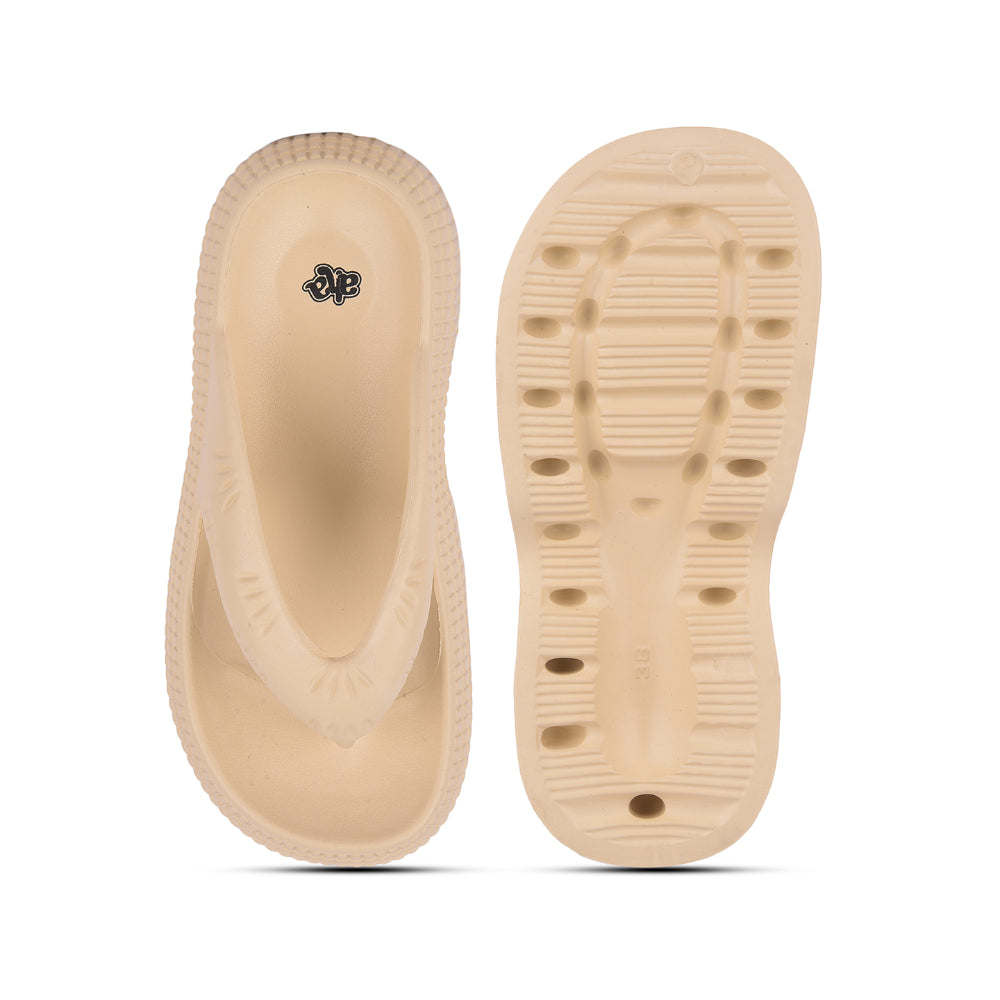 A-HA Casual Beige Flip Flop For Women ZQ-SH-11 By Liberty