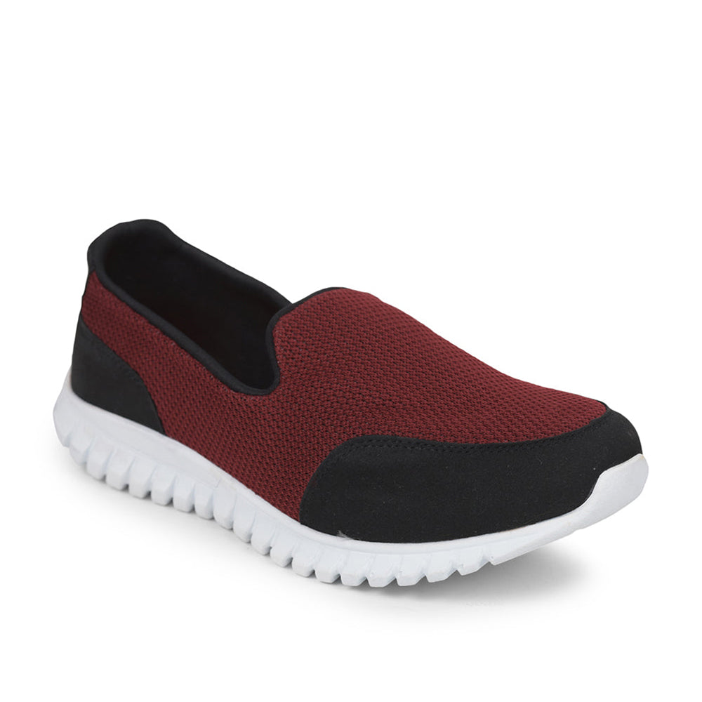 Force 1 Sports Slip On Shoes Men (MAROON) MONTES-22 By Liberty