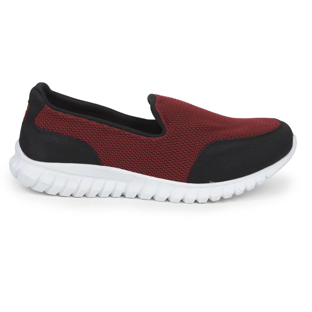 Force 1 Sports Slip On Shoes Men (MAROON) MONTES-22 By Liberty