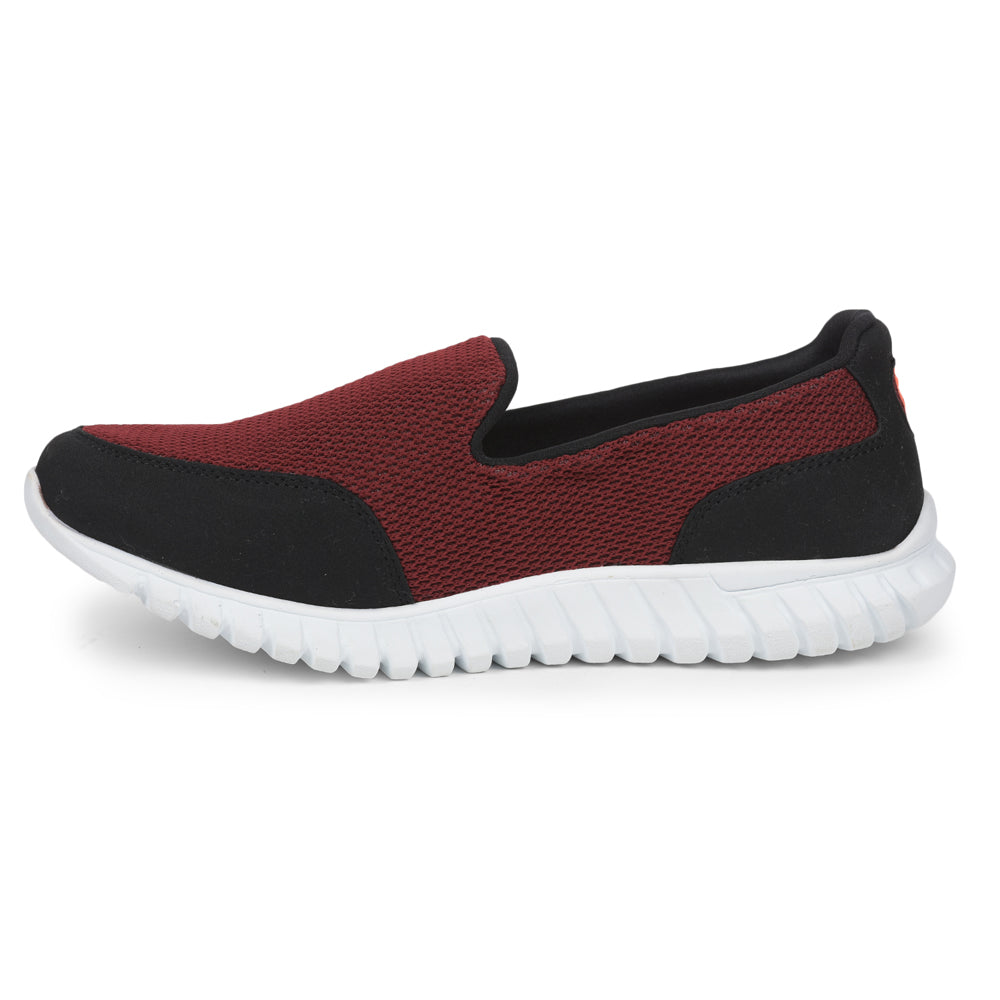 Force 1 Sports Slip On Shoes Men (MAROON) MONTES-22 By Liberty