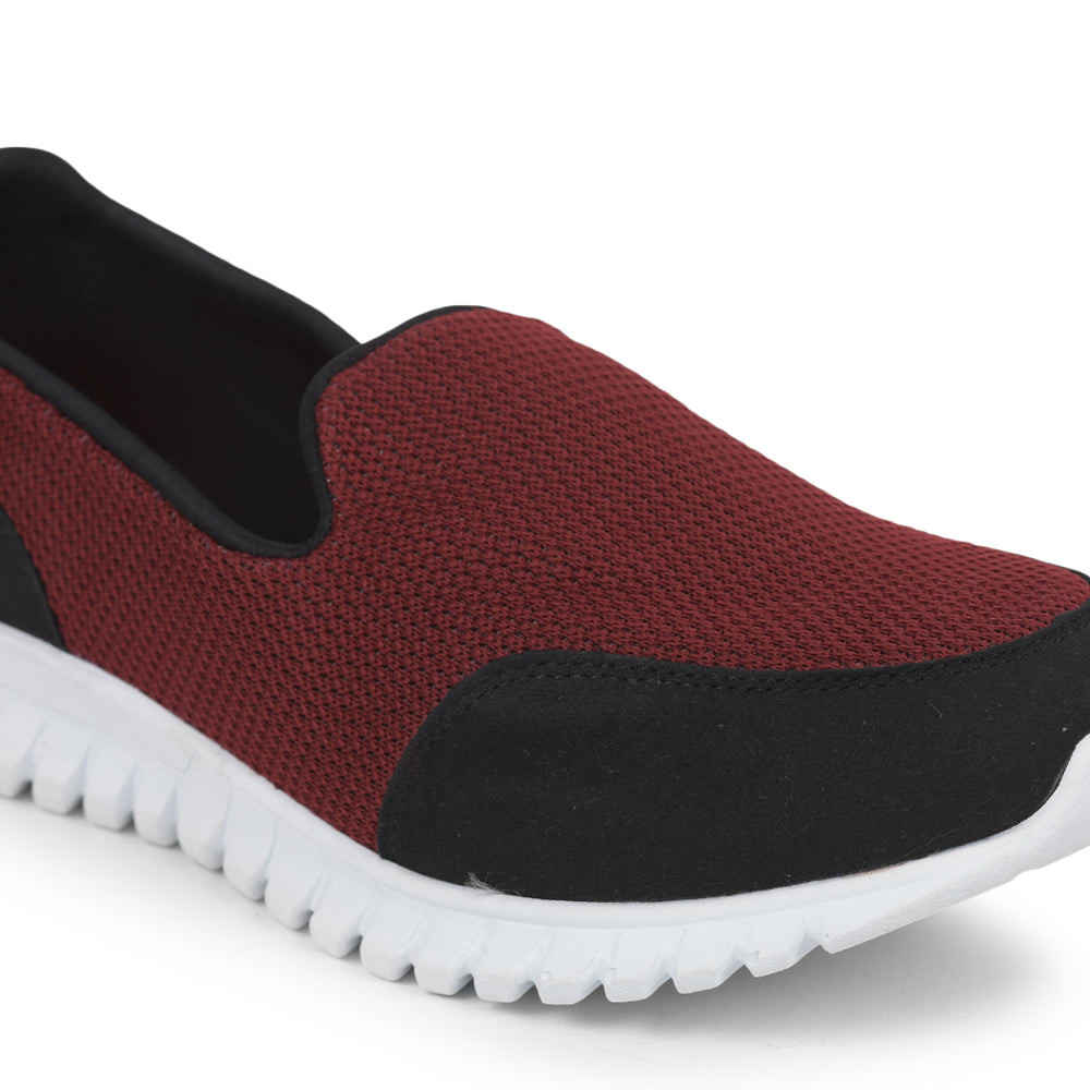Force 1 Sports Slip On Shoes Men (MAROON) MONTES-22 By Liberty