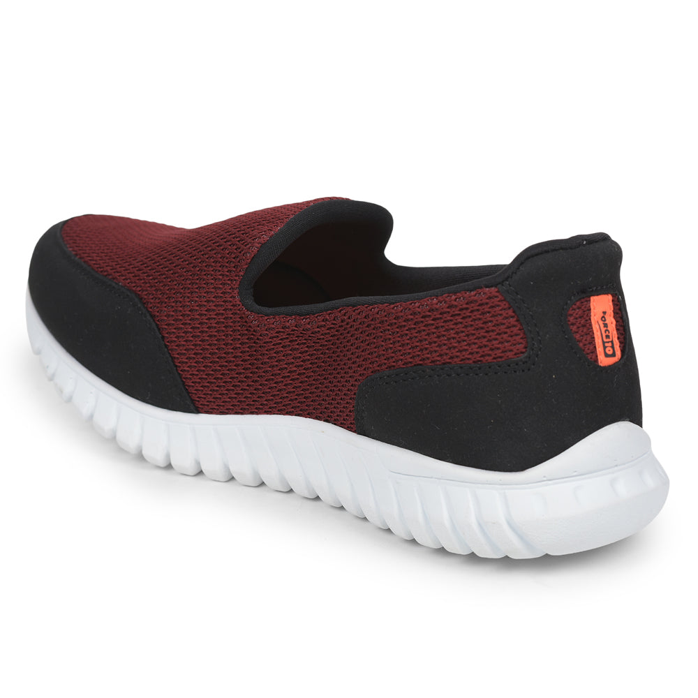 Force 1 Sports Slip On Shoes Men (MAROON) MONTES-22 By Liberty
