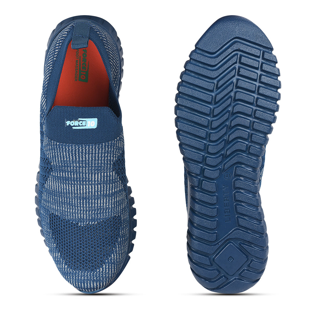 Force 1 Casual Non Lacing For Men (N.Blue) MONTES-26 by Liberty
