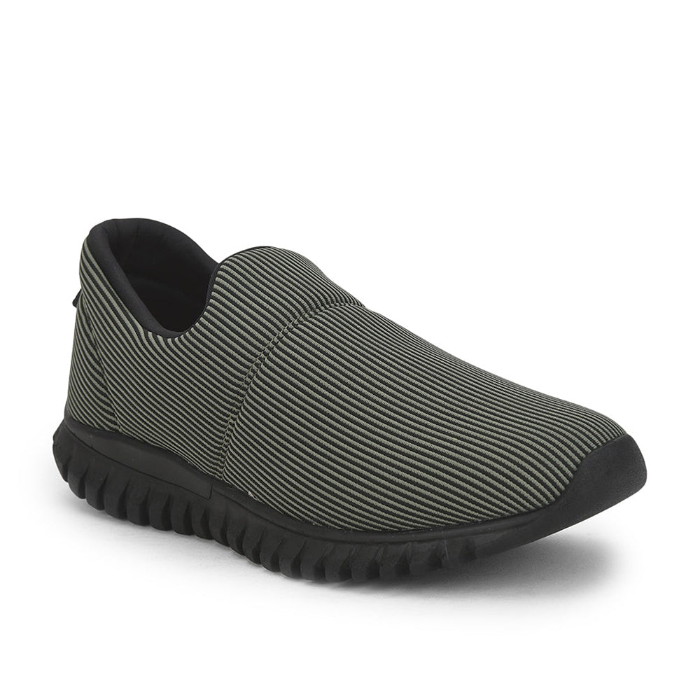 Force 1 Casual Non Lacing Shoe For Men (Olgreen) MONTES-28 By Liberty