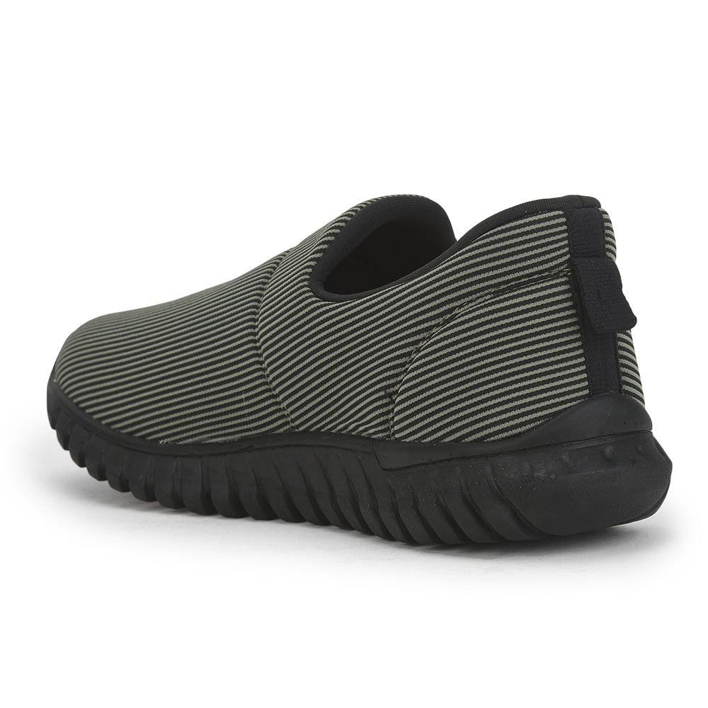 Force 1 Casual Non Lacing Shoe For Men (Olgreen) MONTES-28 By Liberty