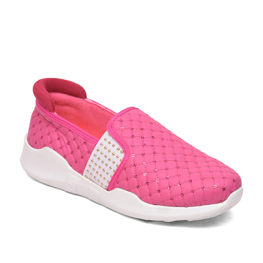 Force 1 By Liberty Pink Slip On Casual Shoes For Women (AVILA-32)