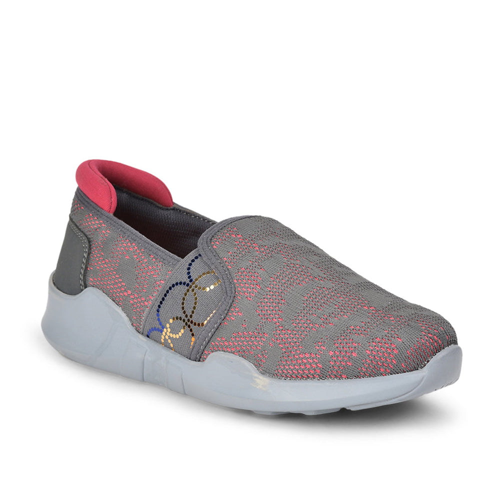 Force 1 Casual Slip On Shoes Ladies (GREY) AVILA-33 By Liberty