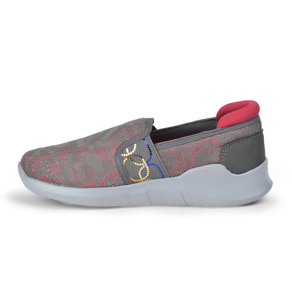 Force 1 Casual Slip On Shoes Ladies (GREY) AVILA-33 By Liberty