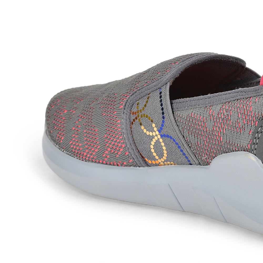Force 1 Casual Slip On Shoes Ladies (GREY) AVILA-33 By Liberty