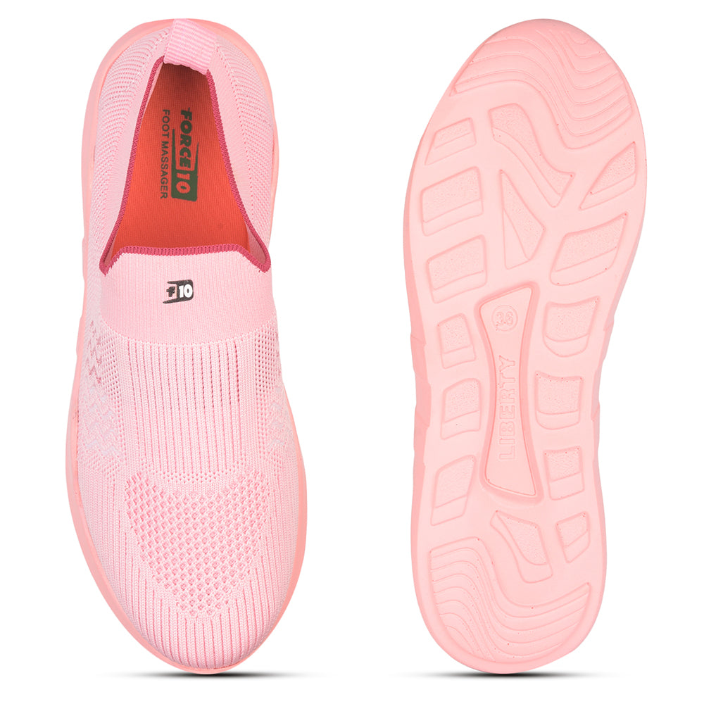 Force 1 Sporty Casual Slip On Shoes For Women (Pink) AVILA-37 BY Liberty