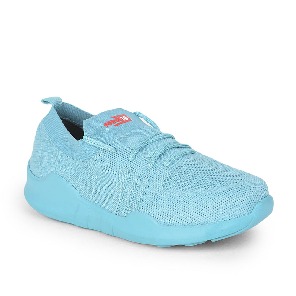Force 1 Non Lacing Casual Sea Green Slip-on Shoes For Women AVILA-38 by Liberty