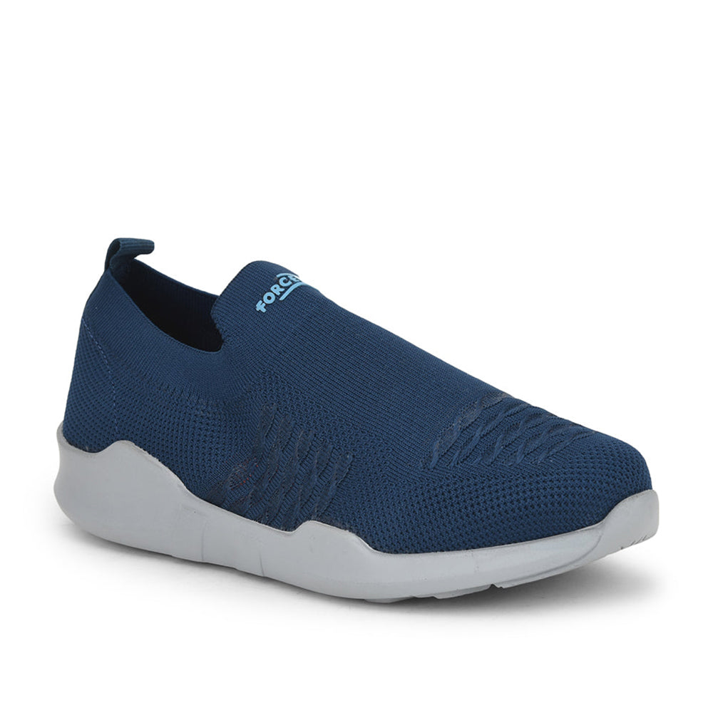 Force 1 Sports Non Lacing Shoes For Ladies (T.Blue) AVILA-42 By Liberty