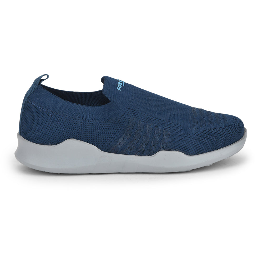 Force 1 Sports Non Lacing Shoes For Ladies (T.Blue) AVILA-42 By Liberty