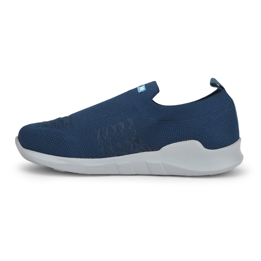 Force 1 Sports Non Lacing Shoes For Ladies (T.Blue) AVILA-42 By Liberty