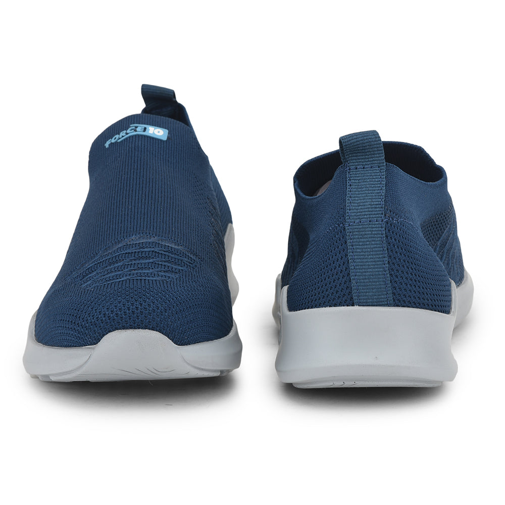 Force 1 Sports Non Lacing Shoes For Ladies (T.Blue) AVILA-42 By Liberty