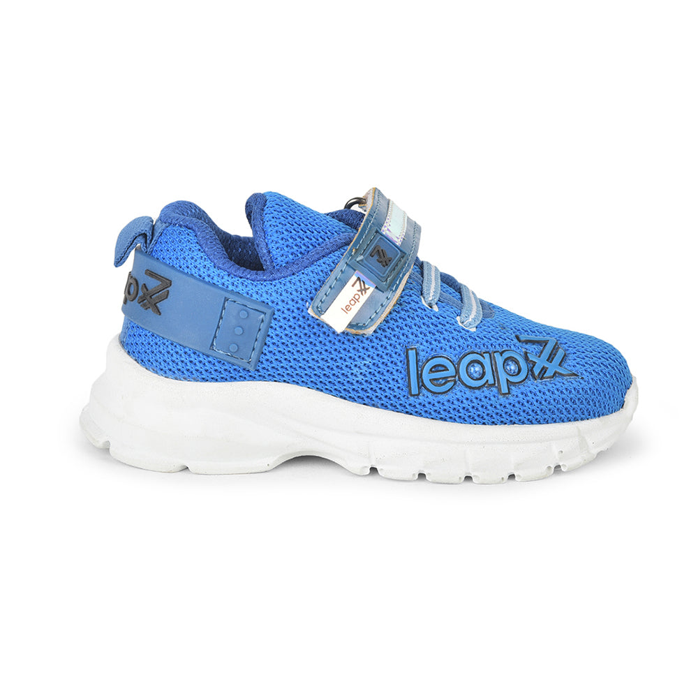 Leap7x Non Lacing Casual Shoes For Kids (R.Blue) JEEVA-8 By Liberty