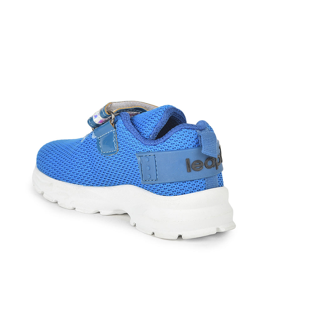 Leap7x Non Lacing Casual Shoes For Kids (R.Blue) JEEVA-8 By Liberty