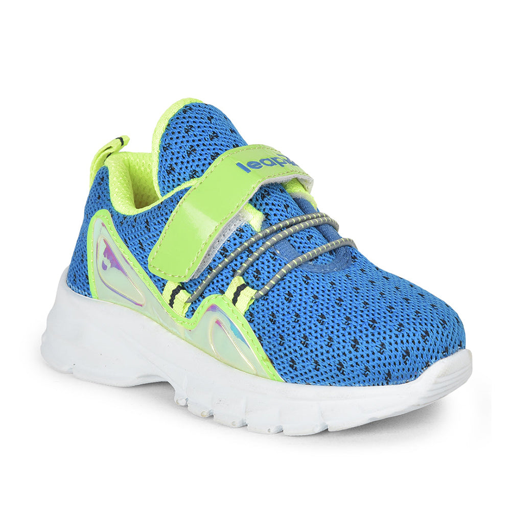 Leap7x Non Lacing Casual Shoes For Kids (R.Blue) JEEVA-9 By Liberty