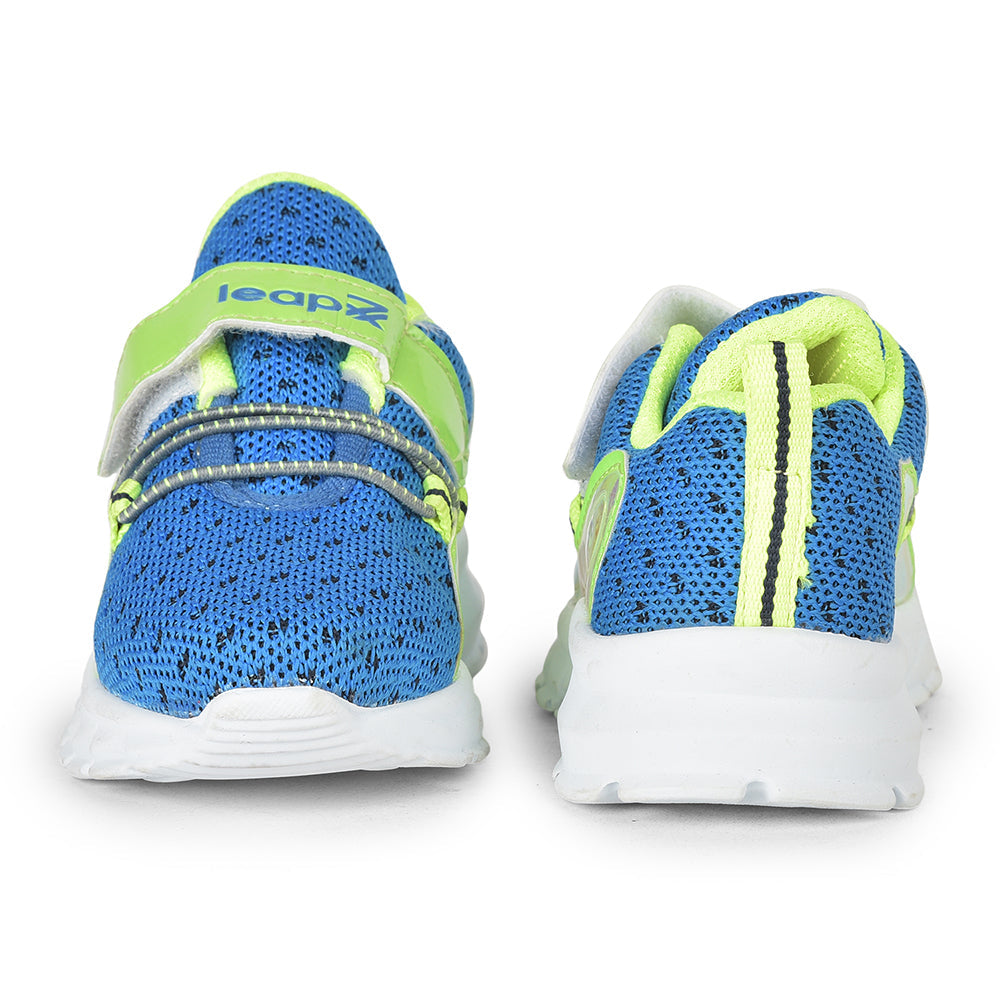 Leap7x Non Lacing Casual Shoes For Kids (R.Blue) JEEVA-9 By Liberty