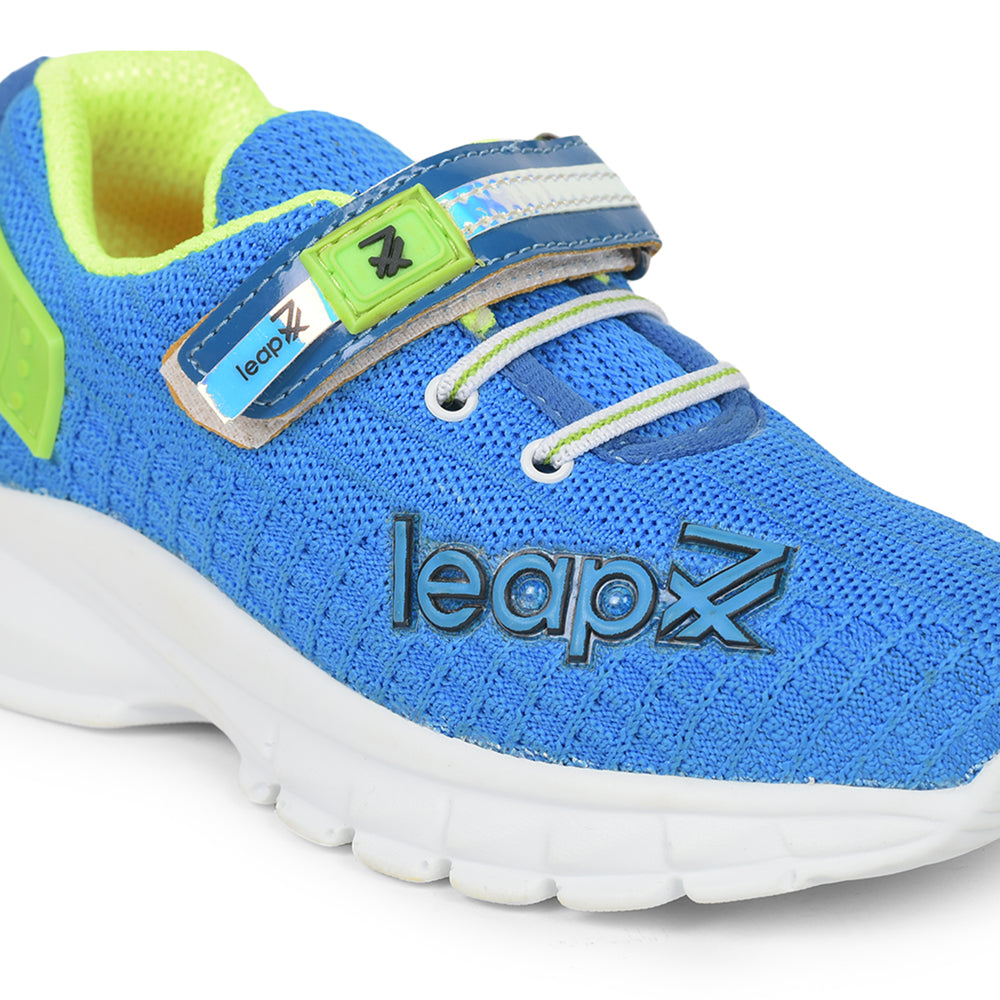 Leap7x Slip-on Athleisure Shoes For Kids (Blue) JEEVA-1 By Liberty