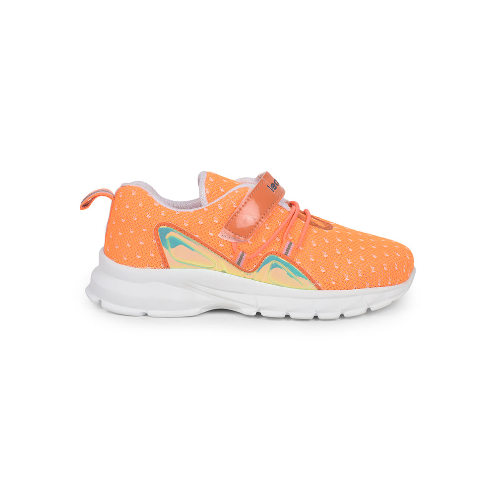 Leap7x Slip-on Athleisure Shoes For Kids (Orange) JEEVA-9 By Liberty
