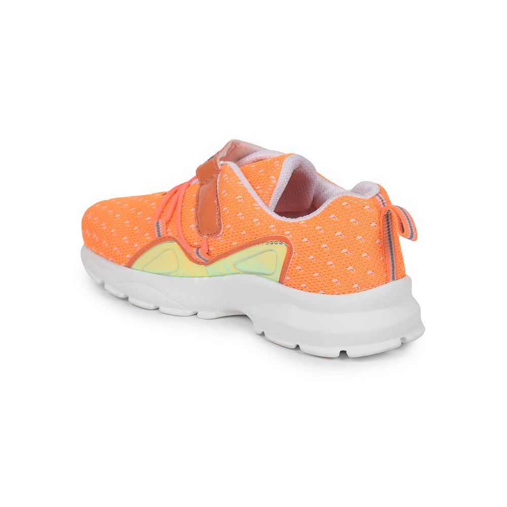 Leap7x Slip-on Athleisure Shoes For Kids (Orange) JEEVA-9 By Liberty