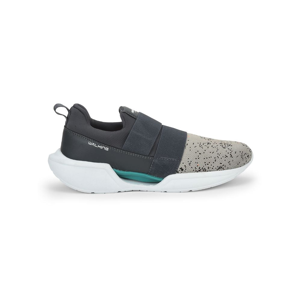Force 1 Sports Non Lacing Shoes For Men (Grey) RECARDO-E By Liberty