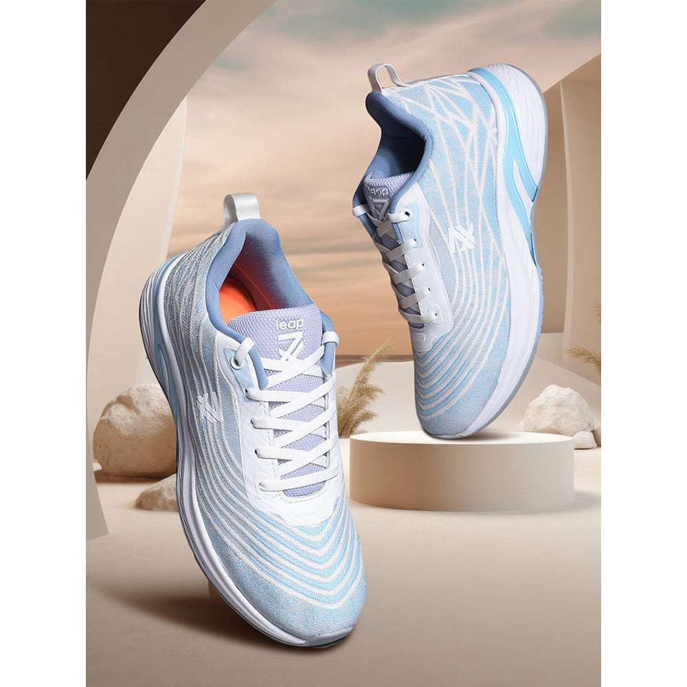 Leap7x By Liberty Women RWL-2 S.Blue Sports Lacing Shoes