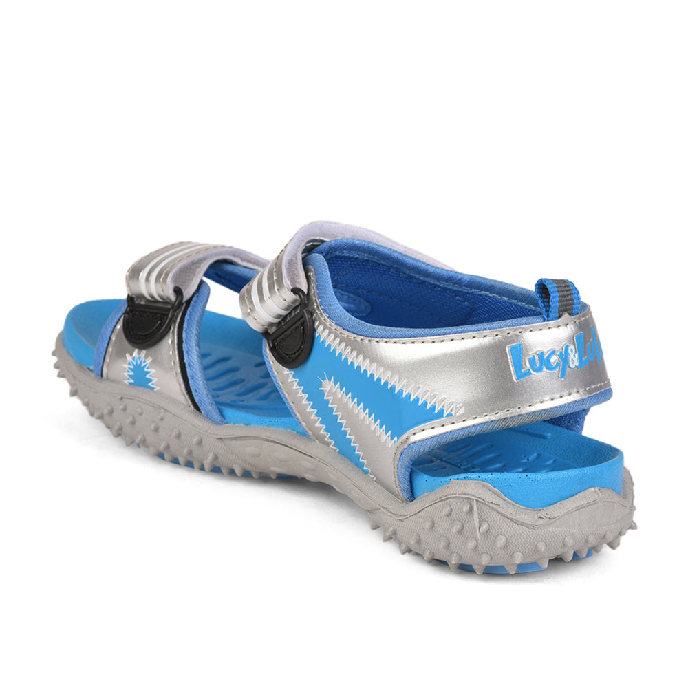 Lucy & Luke (Blue) Casual Sandal For Kids By Liberty