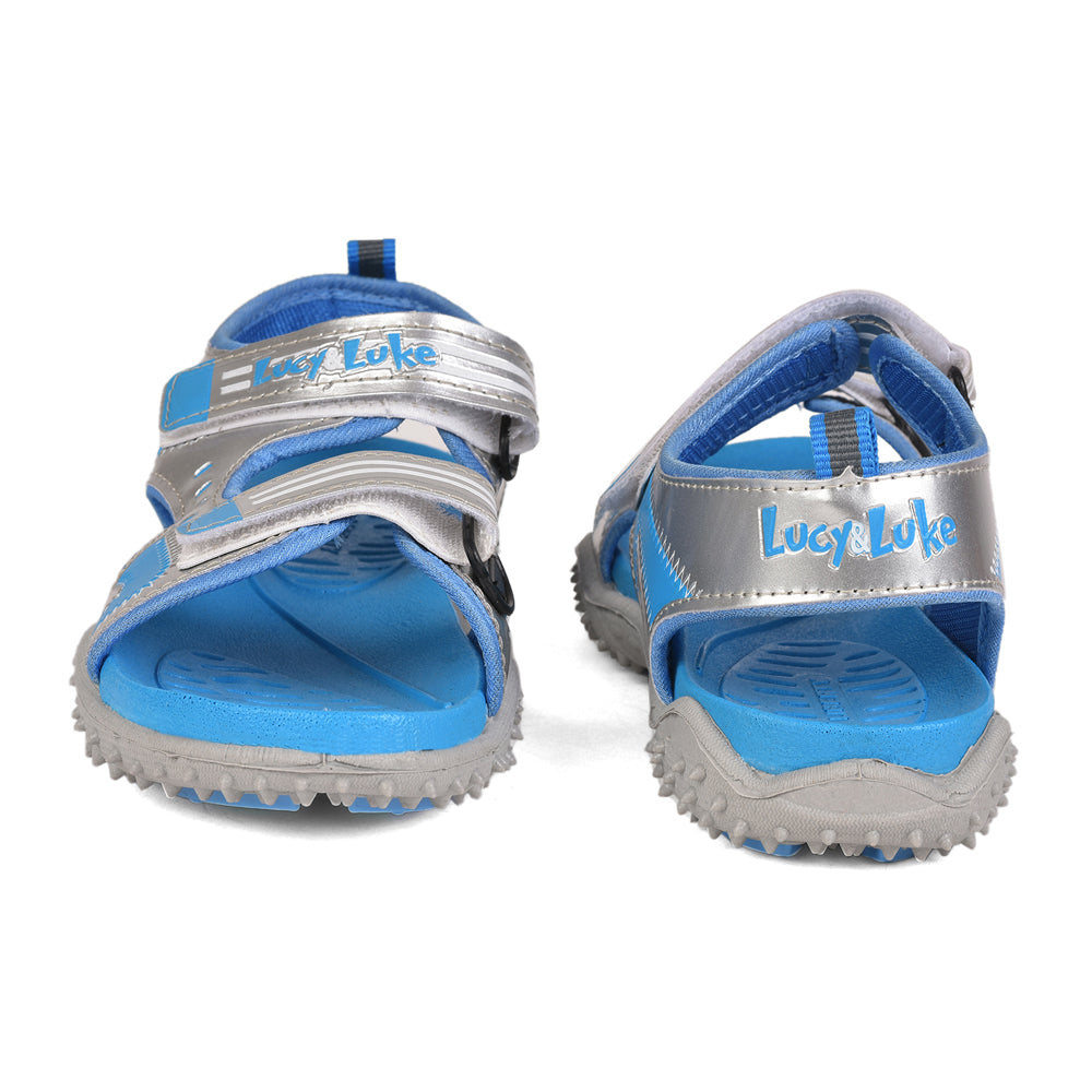 Lucy & Luke (Blue) Casual Sandal For Kids By Liberty