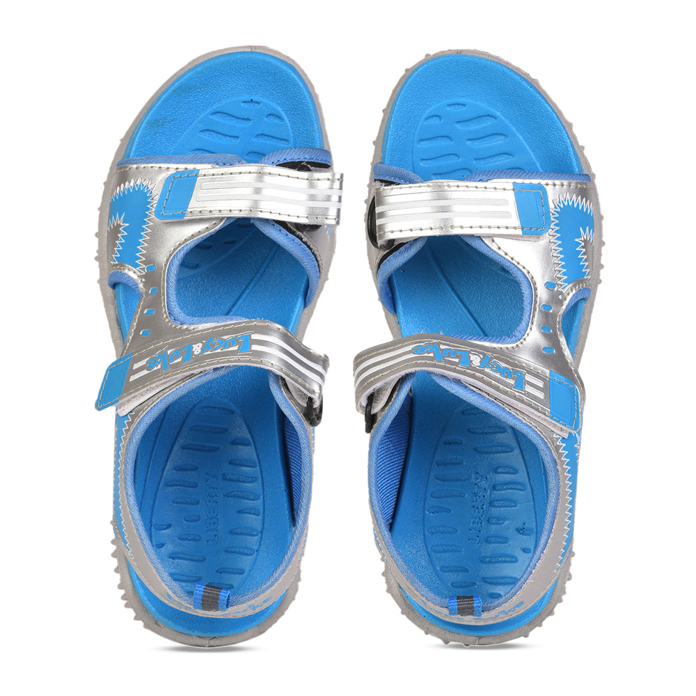 Lucy & Luke (Blue) Casual Sandal For Kids By Liberty