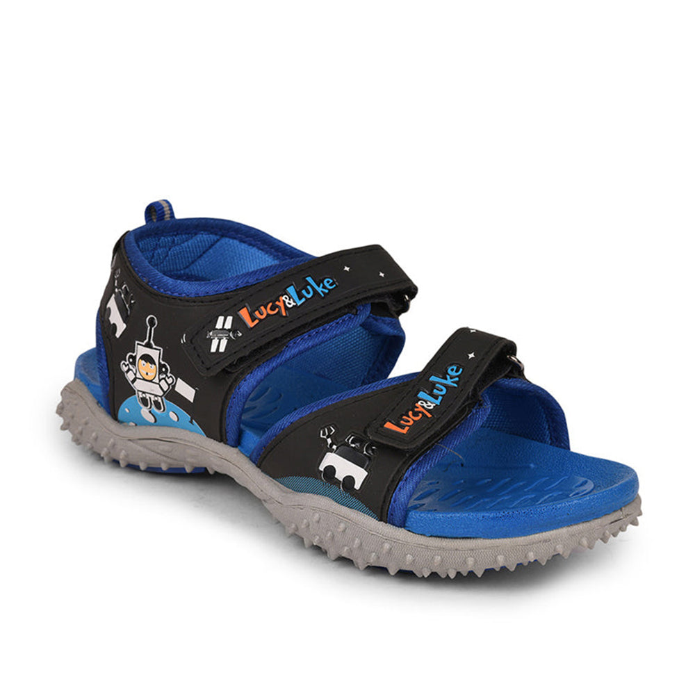 Lucy & Luke (Blue) Casual Sandal For Kids By Liberty