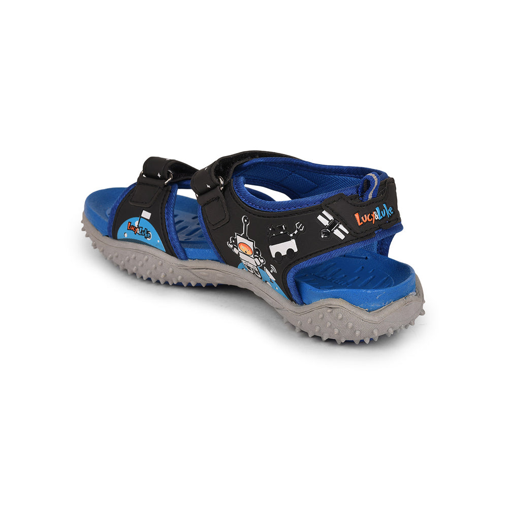 Lucy & Luke (Blue) Casual Sandal For Kids By Liberty